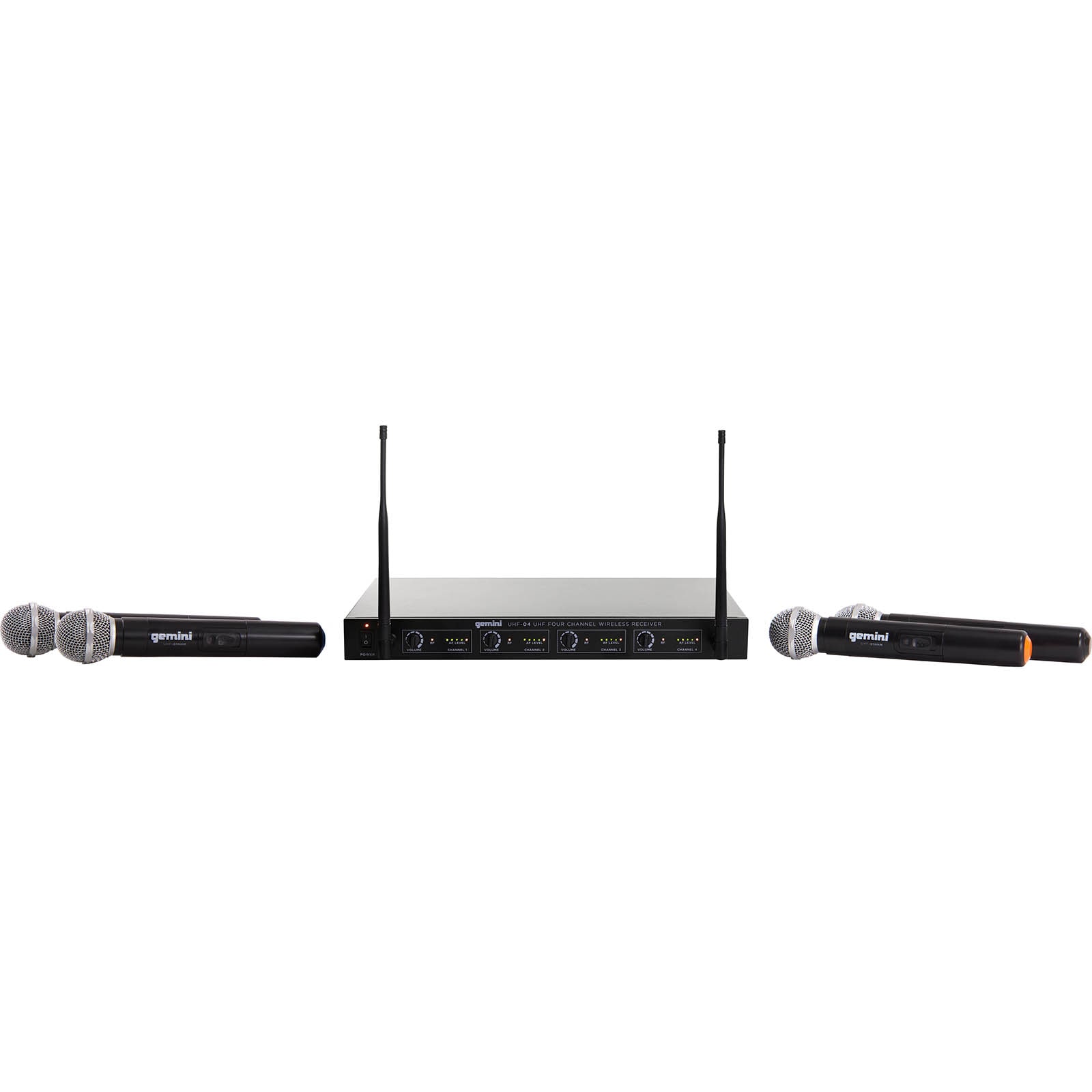 Gemini UHF 04M 500 950 MHz Four Channel UHF Wireless